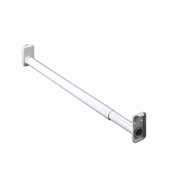 Onward 30 in. (762 mm) to 48 in. (1210 mm) Adjustable Closet Rod, White