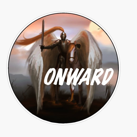 Onward Angel Faith Design Sticker