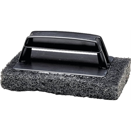 GrillPro 71448 Abrasive Scrubbing Brush, 6 in Length X 3 in Width, Plastic Handle
