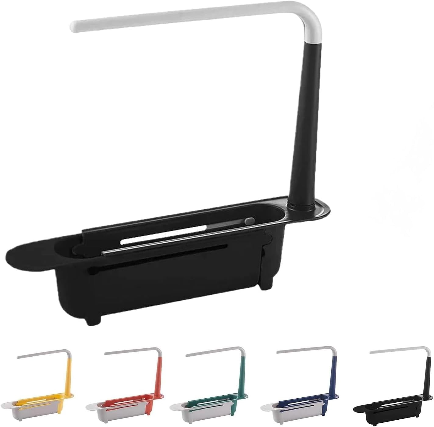 Onwddarefy Sink Storage Rack Onwddarefy Updated Telescopic Sink Storage ...
