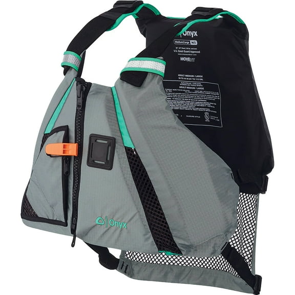 Onyx 122200-505-060-15 MoveVent Dynamic Vest- Aqua, XL / 2XL