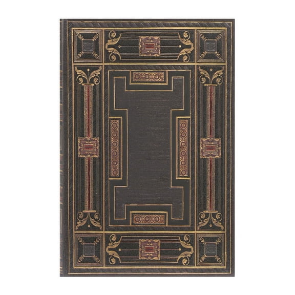 Paperblanks Onyx Asterales Hardcover Journal Mini Lined Elastic Band Closure 176 Pg 85 GSM (Other)