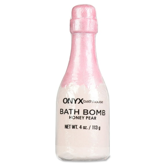 Onyx Bathhouse Champagne Wishes Shaped Bath Bomb, 4 oz