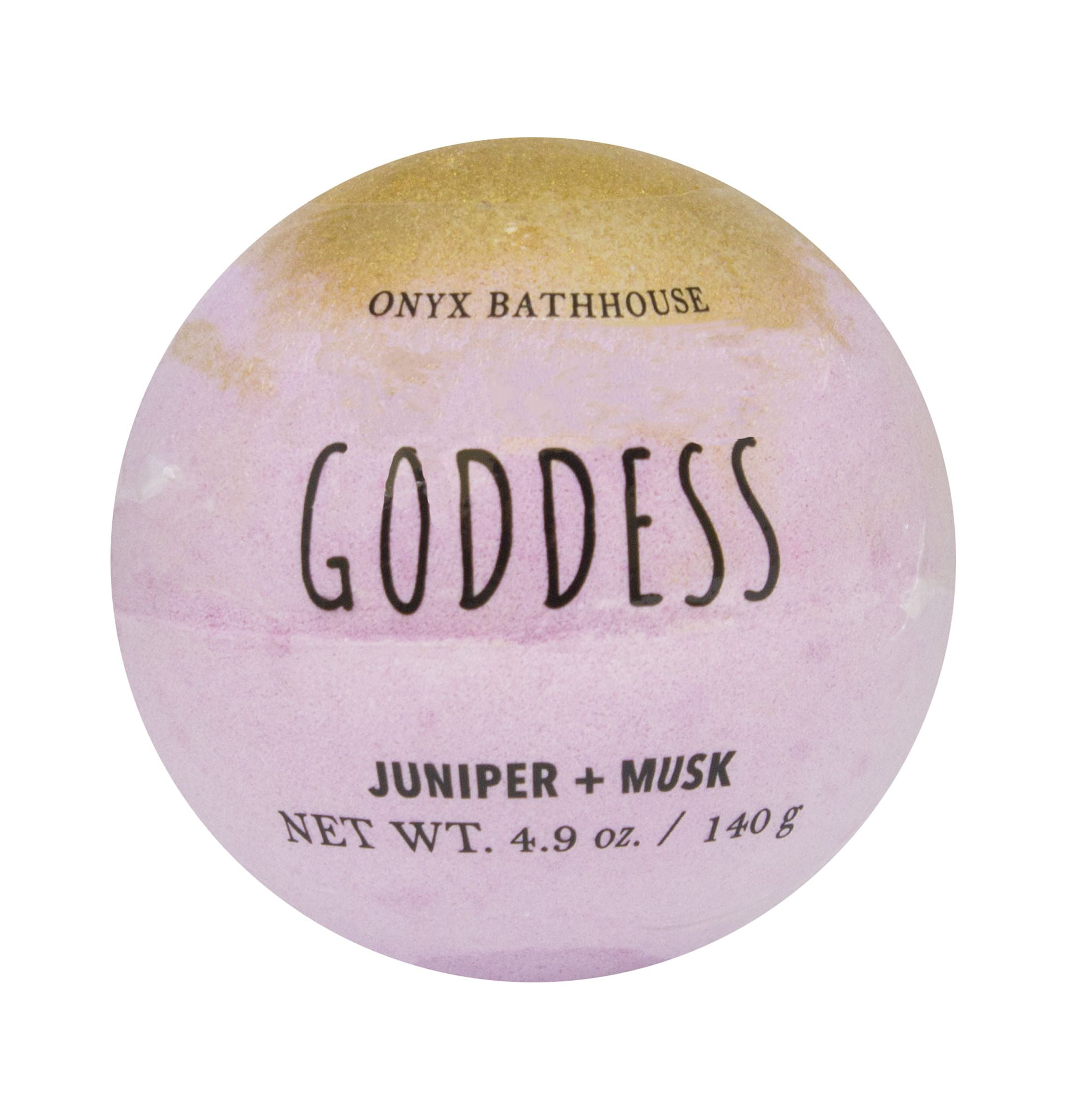 Onyx Bathhouse Goddess Juniper & Musk Bath Bomb, 4.9 Oz.
