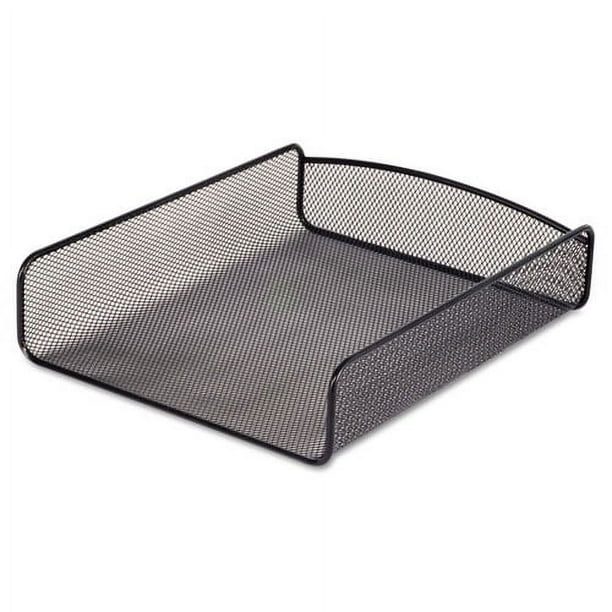 Onyx Desk Tray, 3 Sections, Letter Size Files, 9.25 Onyx Desk Tray, 3 Sections, Letter Size Files, 9.25