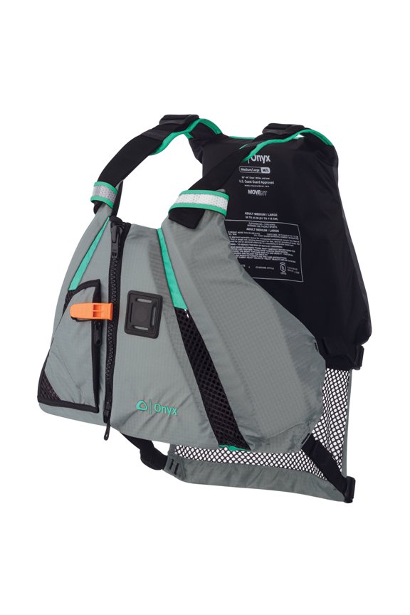 Onyx MoveVent Dynamic Paddle Sports Life Vest - XS/SM - Aqua
