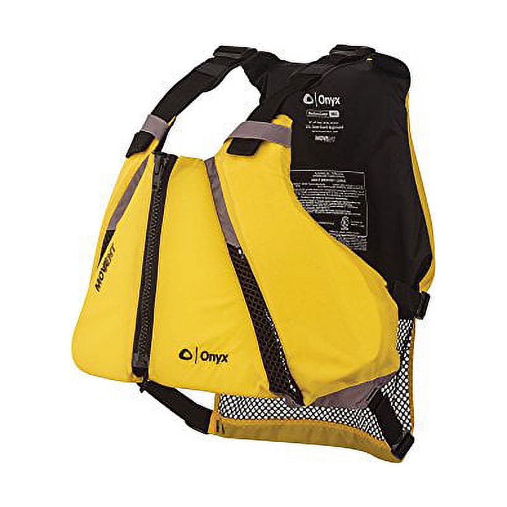 Onyx Movevent Curve Paddle Sports Life Vest, Yellow, Xsmallsmall