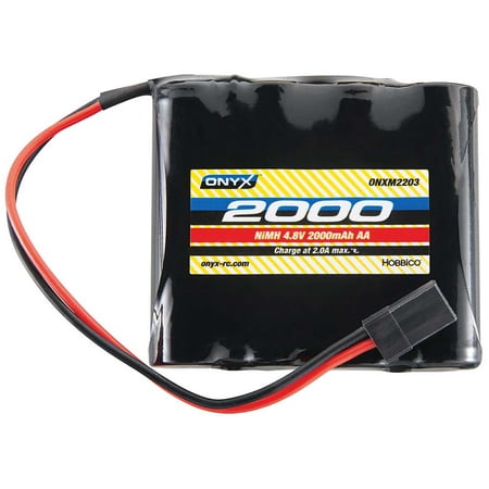 Onyx NiMH 4.8V 2000mAh AA Flat Receiver Universal Plug ONXM2210