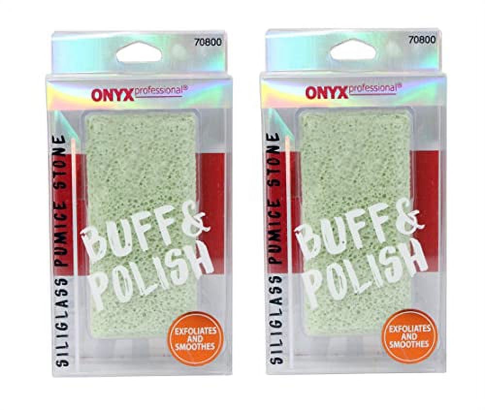 Onyx Professional 2 in 1 Pumice Stone 100 Siliglass Callus Remover