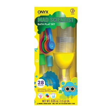 Onyx Professional Mad Scientist Kit, Kids Bath Play Set, For Kids of all ages.
