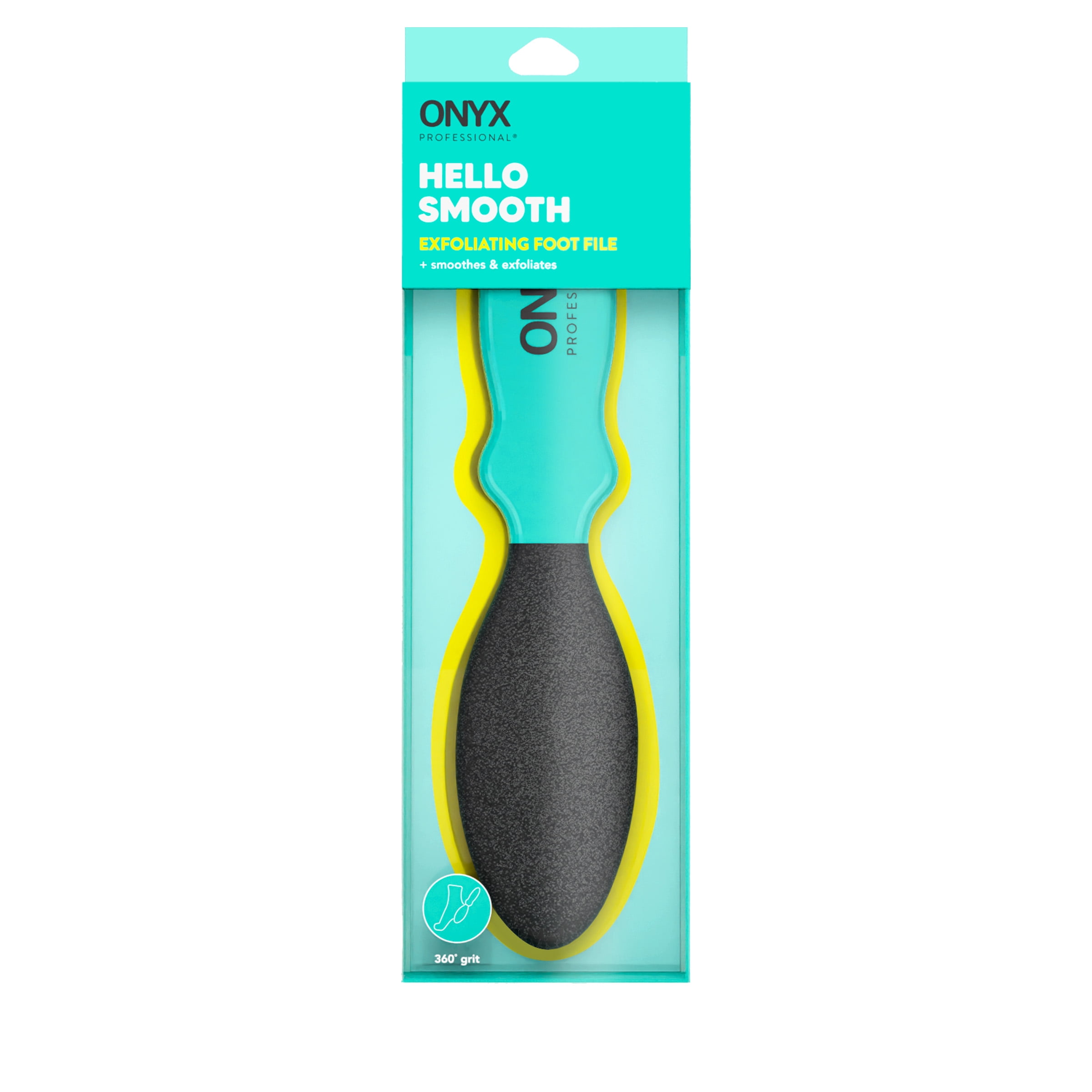 Foot File Atomatic Onyx Professional Stone Sugar Foot File for Exfoliation, Callus Remover ...