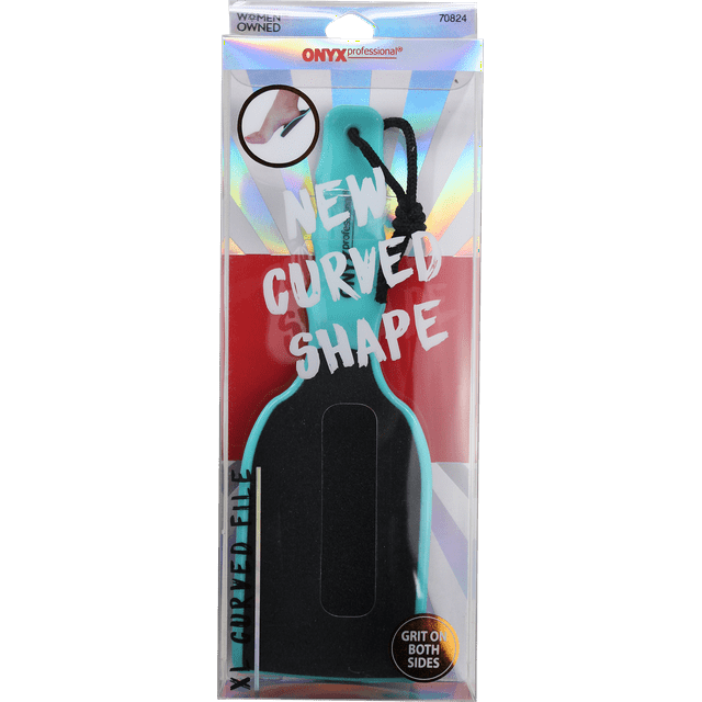 Onyx Professional XL Curved Foot File with DoubleSided Grit