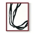 thumbnail image 1 of Onyx Ribbon II in Red Solid Wood 11 x 14 Framed Print, 1 of 6