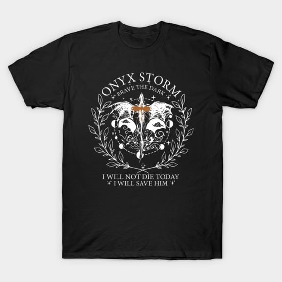 Onyx Storm Brave The Dark Fourth Wing Basgiath War College T-Shirt Sizes S-5Xl GooGate