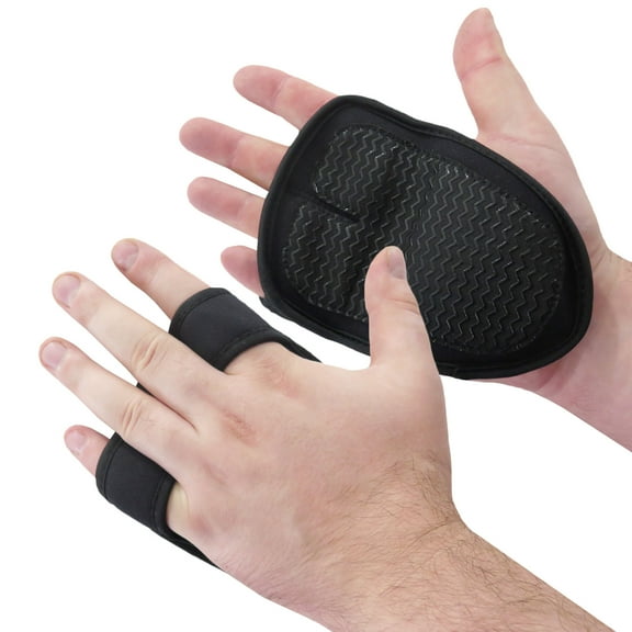 Onyx Tact Workout Gloves | Gym Training Anti-Slip Barehand Alpha Grip Pads | Callus Prevention Support For Power-Lifting, & Body-Building Pro Grip Gloves for Men & Women