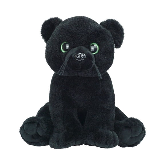 Black Panther Plush 16 Inch Soft Black Stuffed Animal Ideal for Kids, Collectors, and Room Dcor