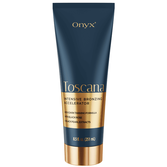Onyx Toscana Tanning Lotion - White Bronzer for Indoor Tanning, 8.5 fl oz