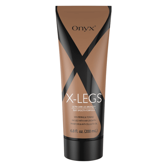 Onyx X-Legs Bronzing Tanning Lotion for Darker Looking Legs for Indoor and Outdoor 6.76 fl oz