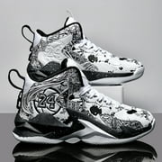 ONYXTREK Boys Basketball Shoes Breathable Indoor Athletic Shoes Youth Outdoor Fashion Sneakers Comfortable Basketball Shoes