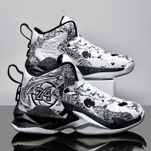 OnyxTrek Boys Basketball Shoes Breathable Indoor Athletic Shoes Youth Outdoor Fashion Sneakers Comfortable Basketball Shoes