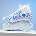 thumbnail image 1 of OnyxTrek Kids High Top Soccer Shoes Softball Shoes FG AG Boys Girls Football Shoes Lightweight Professional Athletic Training, 1 of 8