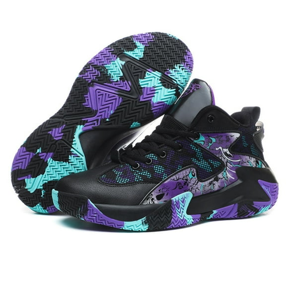 OnyxTrek Mens Basketball Shoes Breathable Indoor Athletic Shoes Youth Outdoor Fashion Sneakers Comfortable Basketball Shoes for Boys