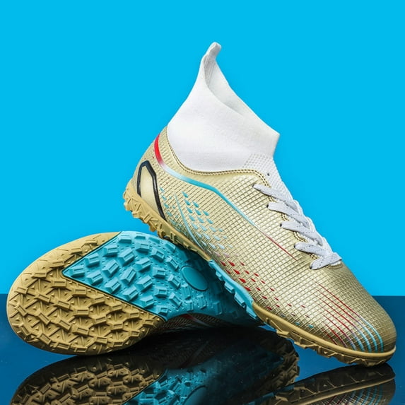 OnyxTrek Soccer Cleats for Mens Boys Indoor Turf Soccer Shoes Youth AG TF Training Football Boots Unisex