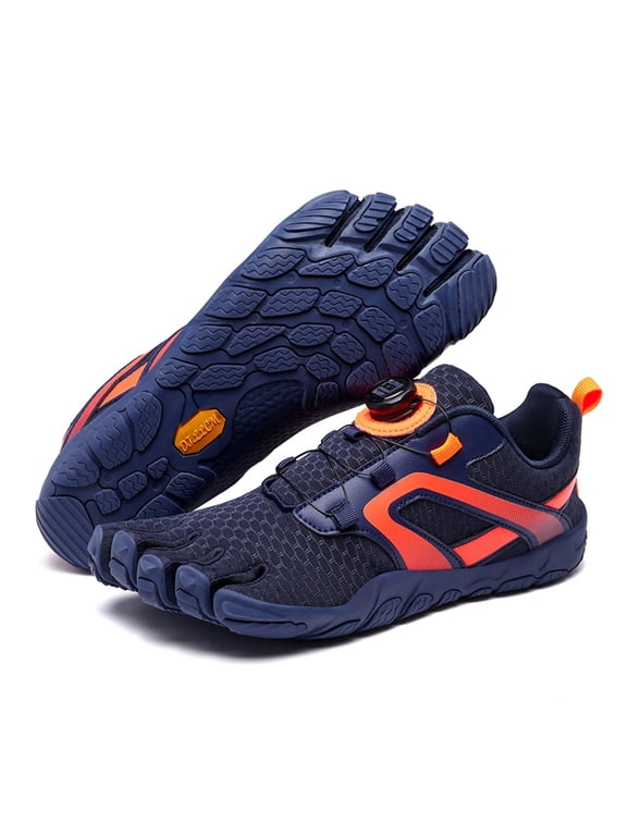 Split Toe Water Shoes – Non-Slip Barefoot for Beach Swim Yoga Gym | Blue, 5.5 Men