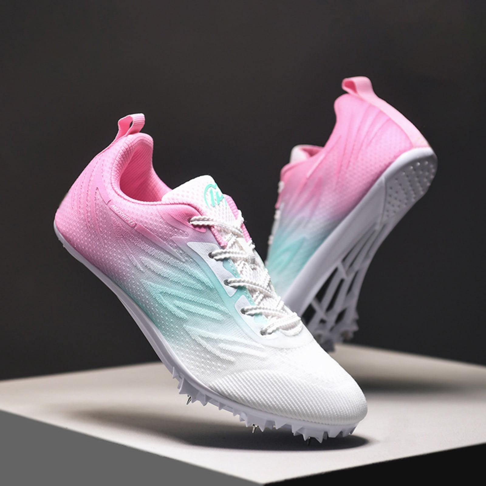OnyxTrek Track and Field Shoes for Men Women 8 Spikes Boys and Girls Kids Running Racing Shoes