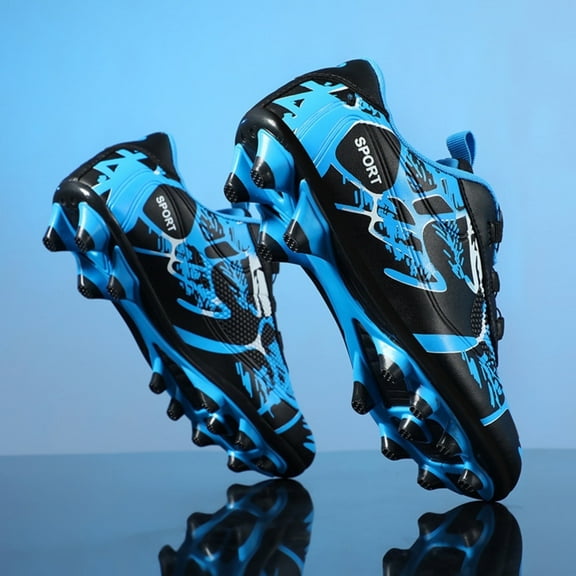 OnyxTrek Unisex-Child Baseball Cleats Kids Softball Shoes for Boys Girls Rubber Molded Little Children Big Youth Sneakers Easy to Wear Sports Footwear AG TF