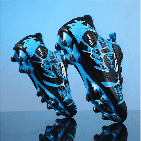 OnyxTrek Kids Soccer Cleats Boys Girls Firm Ground Soccer Shoes Youth Professional Athletic Outdoor Football Cleats Shoes