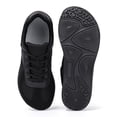 thumbnail image 1 of OnyxTrek Unisex Wide Toe Box Walking Shoes, Lightweight Breathable Mesh Sneakers | Black, 5.5 Men, 1 of 18