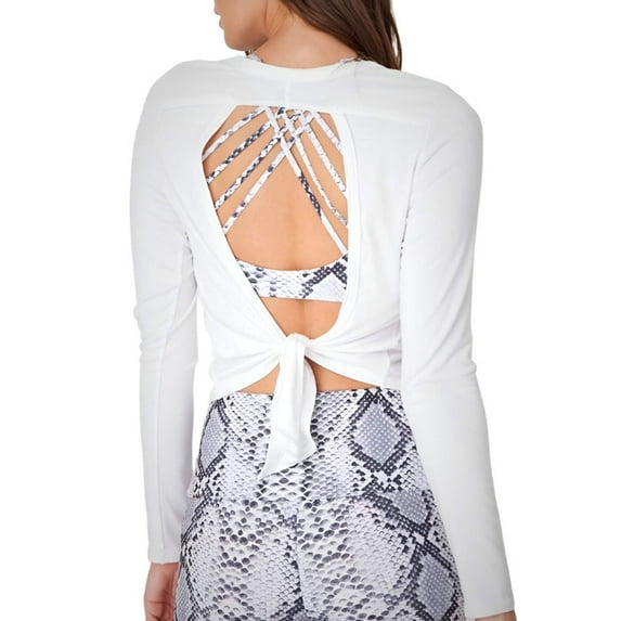 Onzie Flow Long Sleeve Tie Back Top 3813