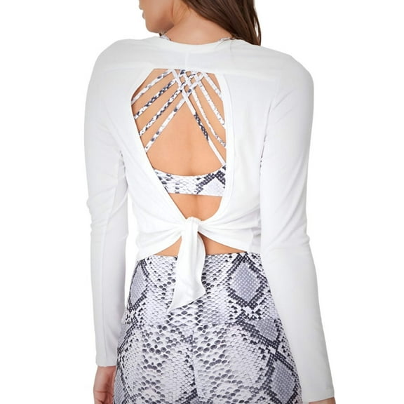 Onzie Flow Long Sleeve Tie Back Top 3813