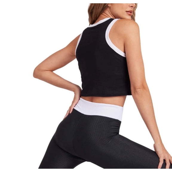 Onzie Flow Yoga Color Block Sculpt Gym Tank Top 3041