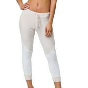 Onzie Hacci Varsity Jogger 2228 Oatmeal/White
