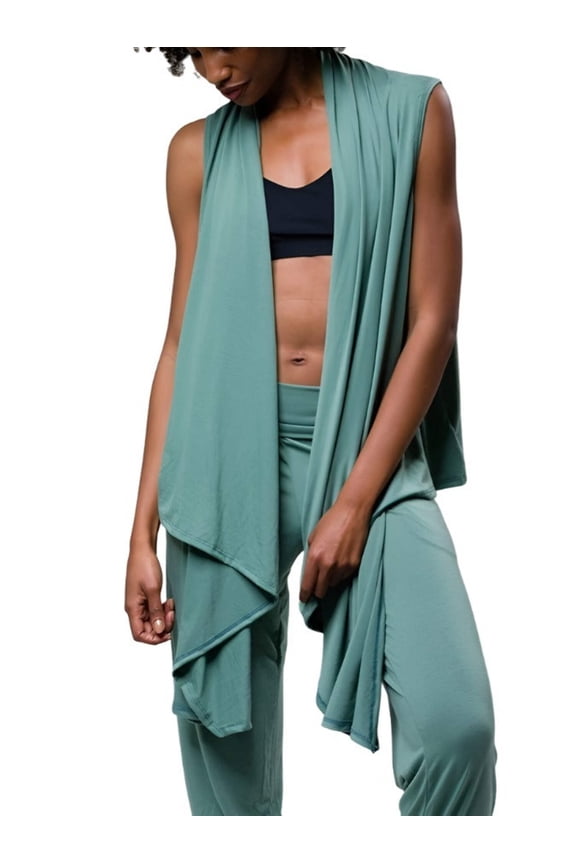 Hot Yoga Sleeveless Cardigan 3123