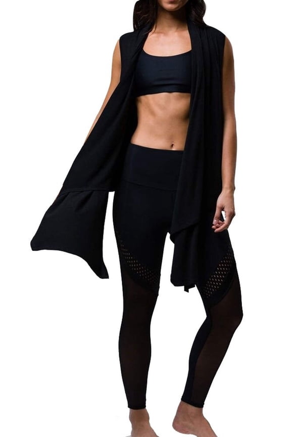 Hot Yoga Sleeveless Cardigan 3123