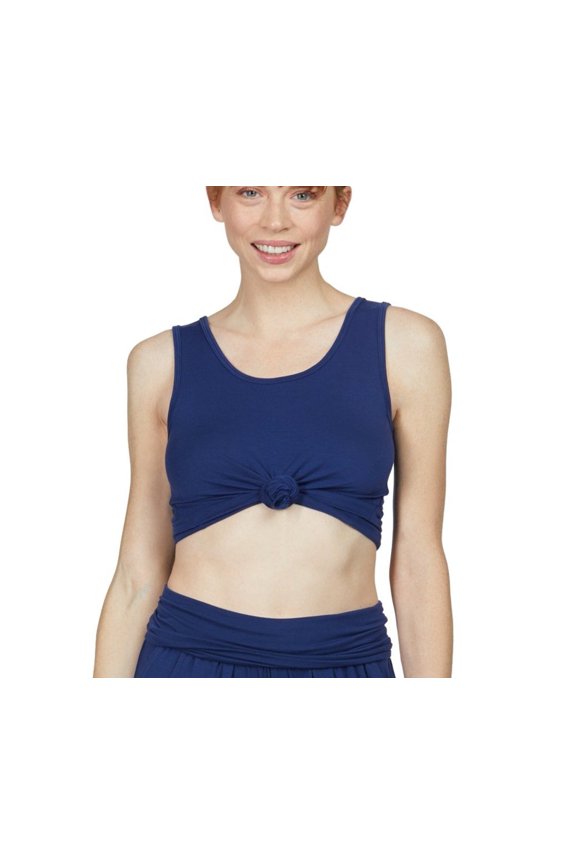Women Hot Yoga Knot Crop Top 3050