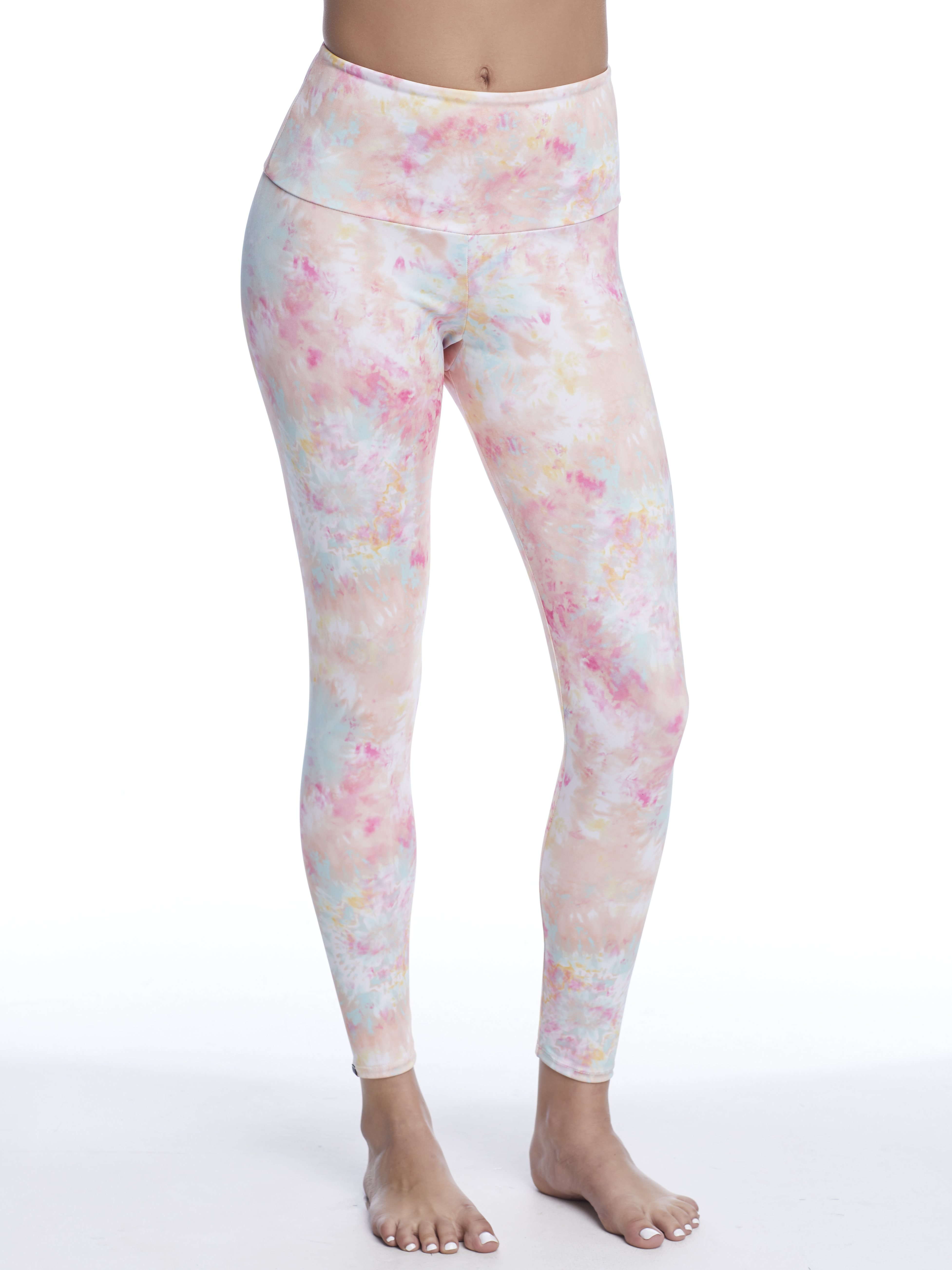 Onzie Women's High Rise Midi Leggings – Printed, Breathable, Sweat-Wicking, Made In USA