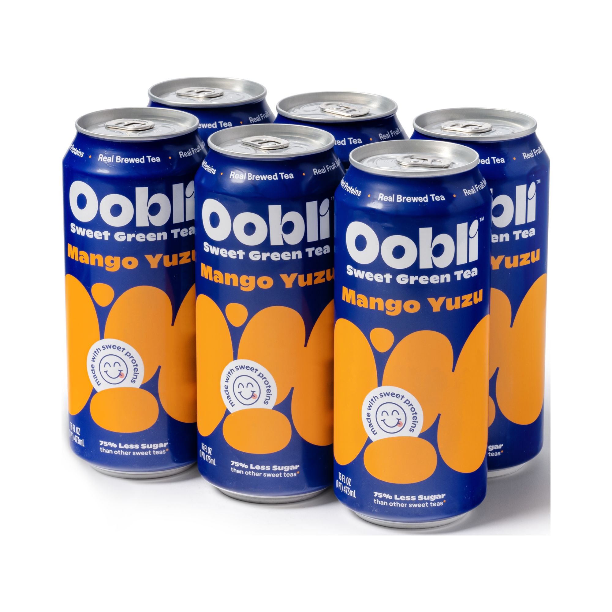 Oobli Mango Yuzu Sweet Iced Tea 6 pack