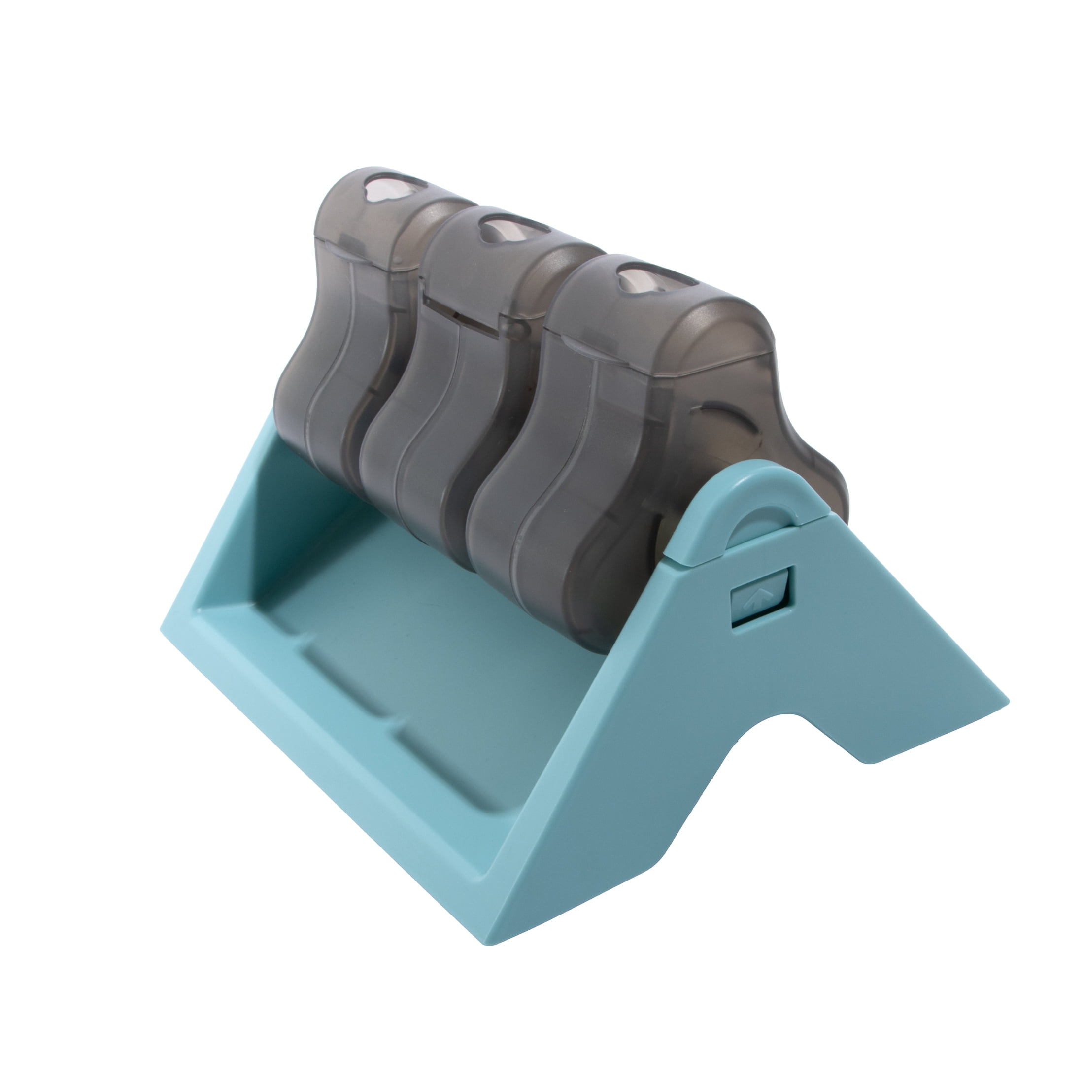 Oodles Durable Plastic Spinner Enrichment Dog Treater, Blue, One Size