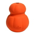 thumbnail image 1 of Oodles Durable Rubber Orange Fillable Interactive Dog Treater, Medium, 1 of 12