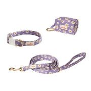 Oodles Floral Smiley Dog Walking 3 Piece Set, Small