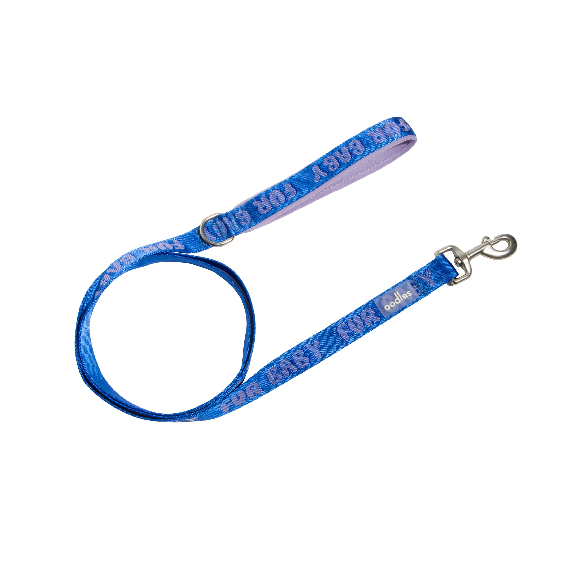 Oodles Fur Baby Standard Dog Leash, Blue, 6 ft
