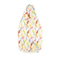thumbnail image 1 of Oodles Multi-Colored Liminal Lightning Bolt Spring Dog Hoodie, Medium, 1 of 7