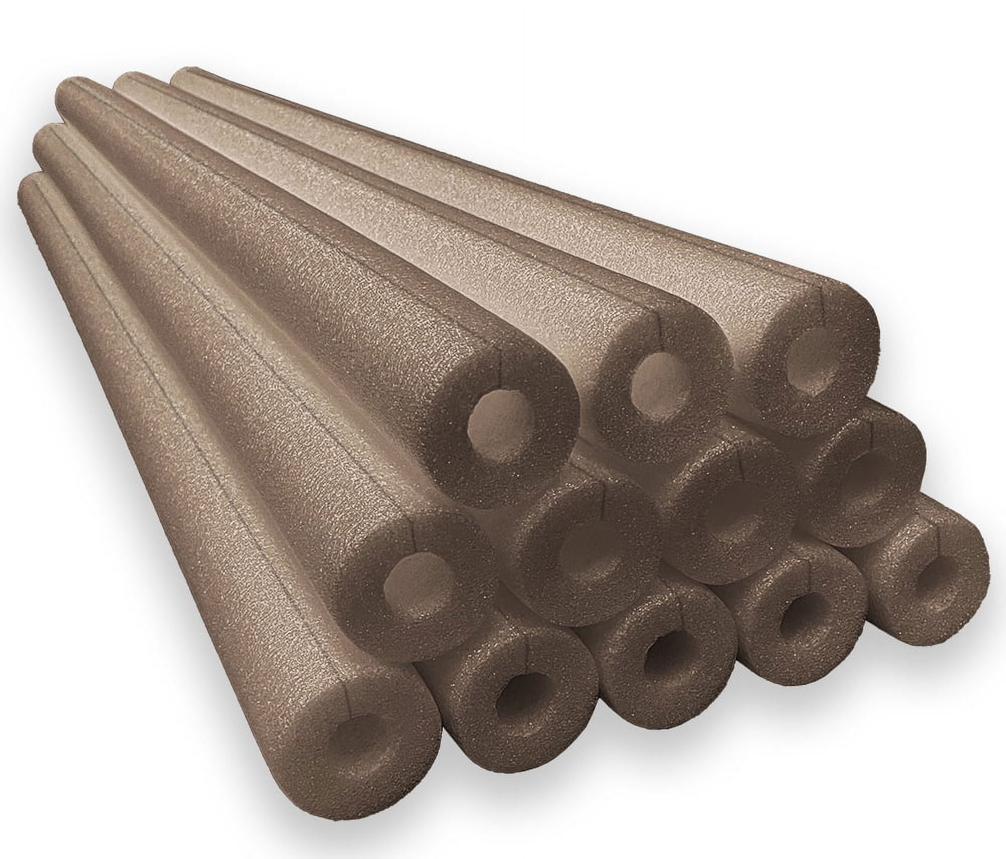 Oodles Of Noodles Clamp-On Standard Size Foam Noodles 12 Count - Brown