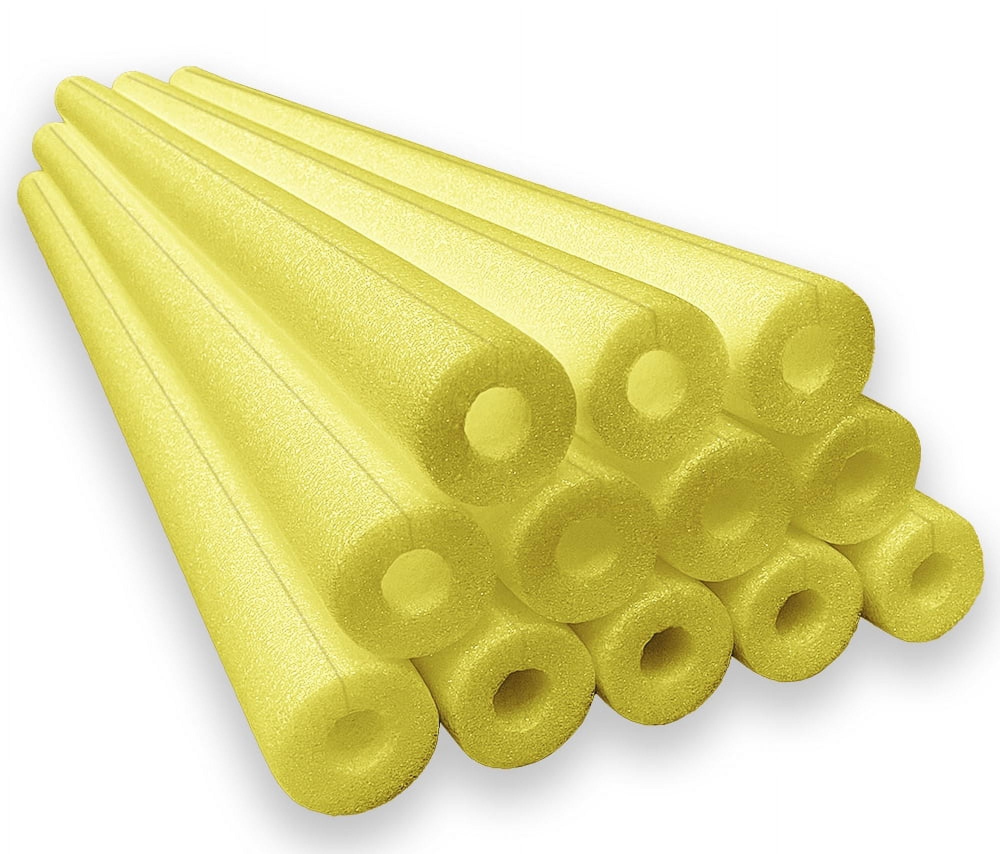 Oodles Of Noodles Clamp-On Standard Size Foam Noodles 12 Count - Yellow