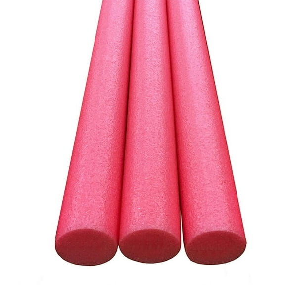 Oodles Solid Deluxe Foam Pool Swim Noodles 3 PACK 55 Inch Length
