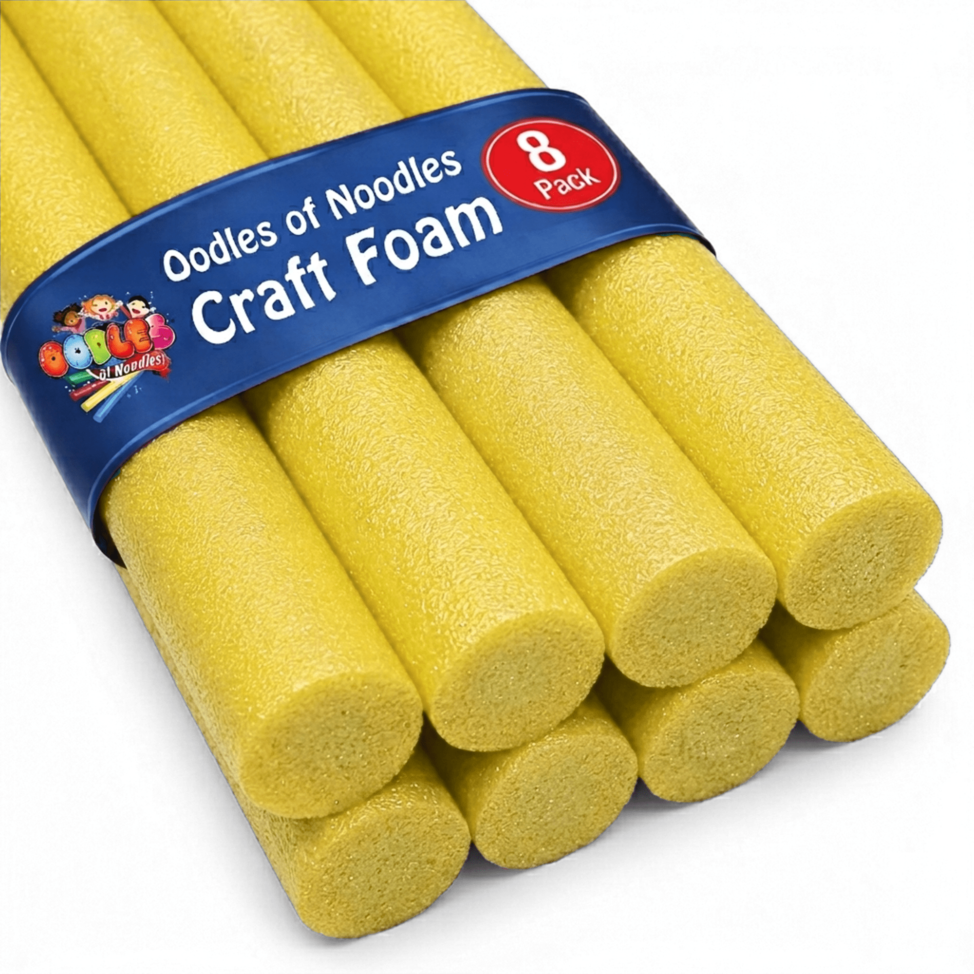 Oodles of Noodles 2 inch x 35 Inch Craft foam. (Yellow)
